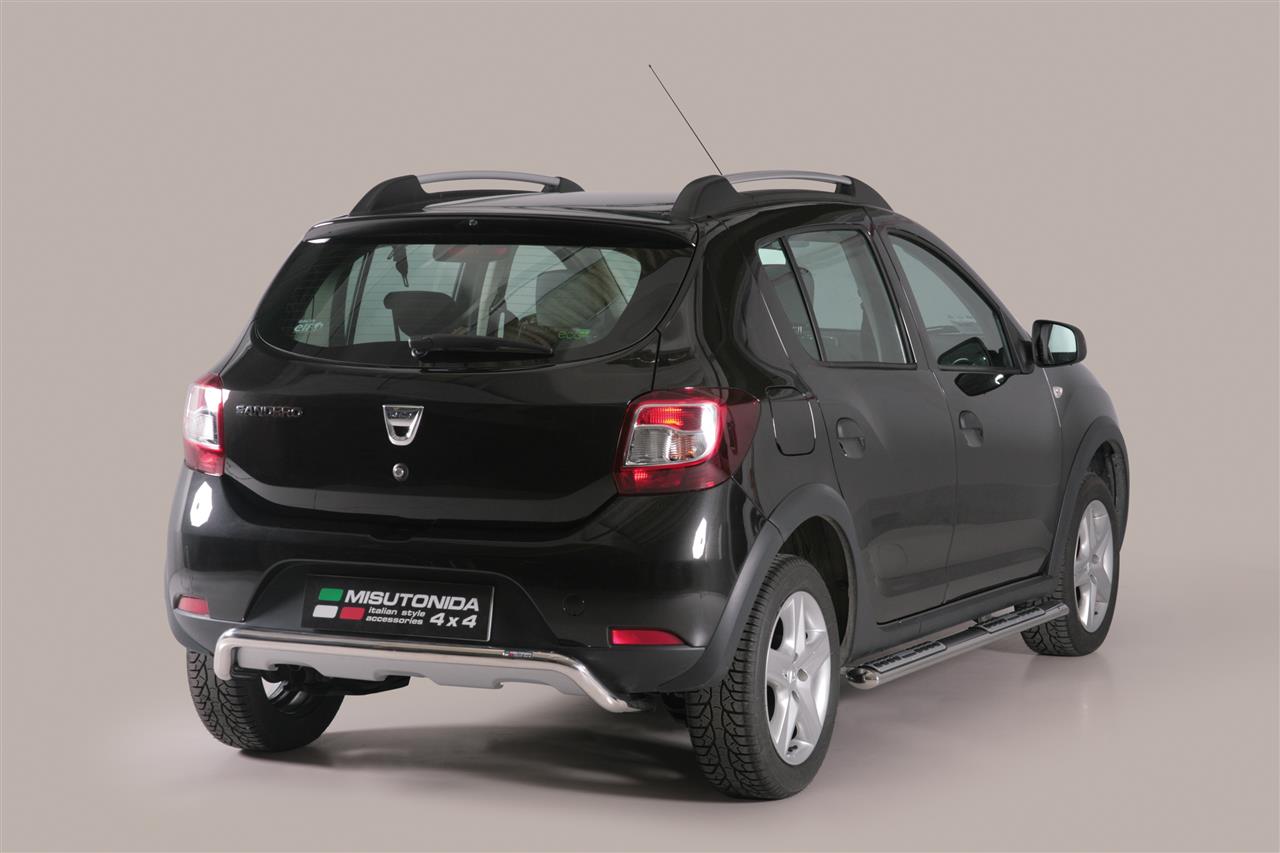 PARE CHOC ARRIERE INOX Ø 50 DACIA SANDERO STEPWAY 2013+