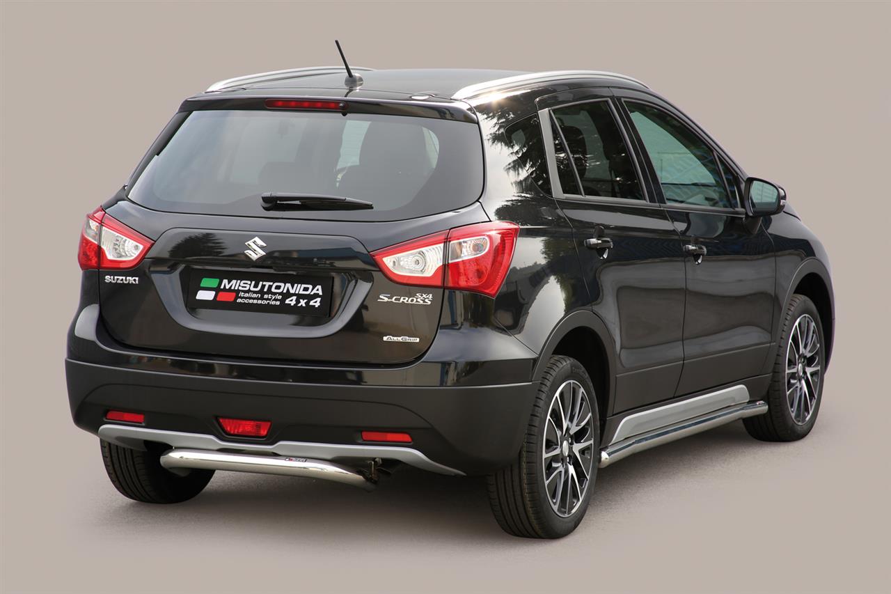 PARE CHOC ARRIERE INOX Ø 63 SUZUKI S-CROSS 2013/2016 et 2017+