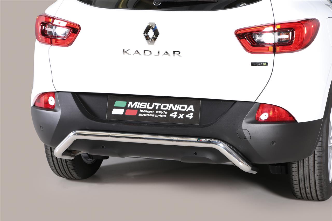 PARE CHOC ARRIERE INOX Ø 76 RENAULT KADJAR 2015/2018