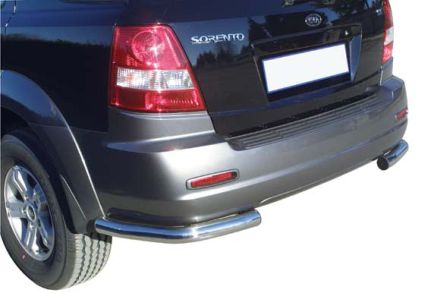 Protection Angles De Pare-Choc Inox Ø63 Kia Sorento -2006