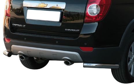 Protection Angles De Pare-Choc Inox Ø63 Chevrolet Captiva 2006/2010
