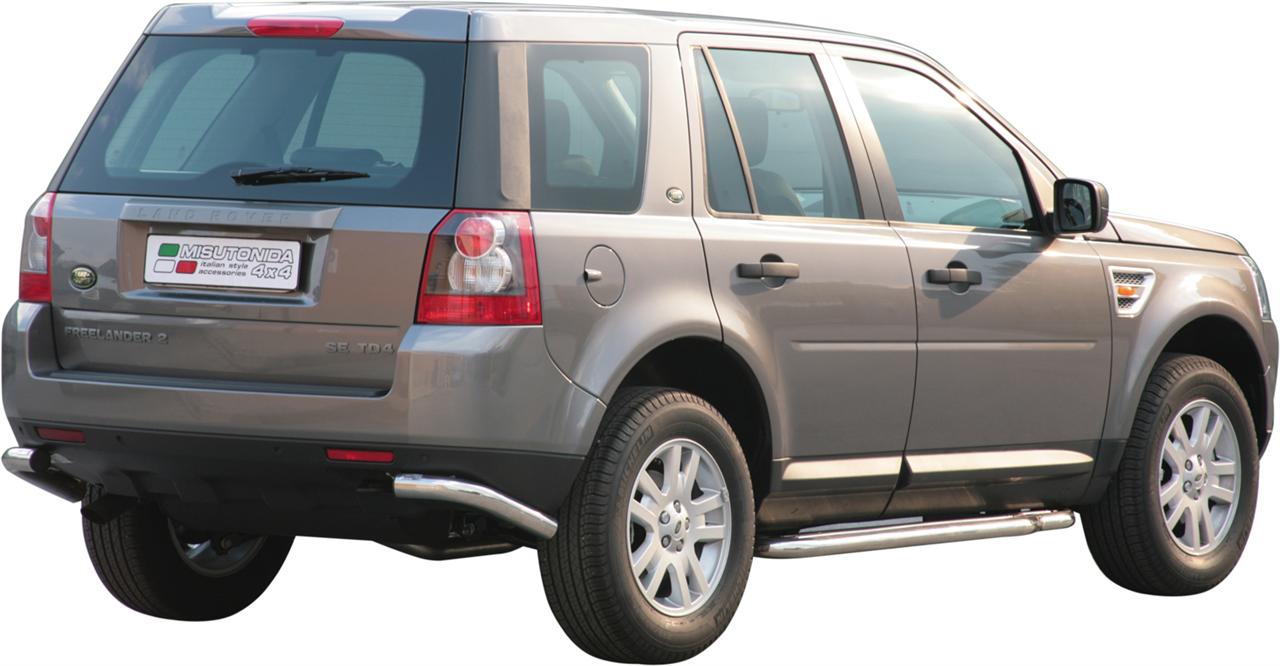 Protection Angles De Pare-Choc Inox Ø63 Land Rover Freelander 2 (X2)