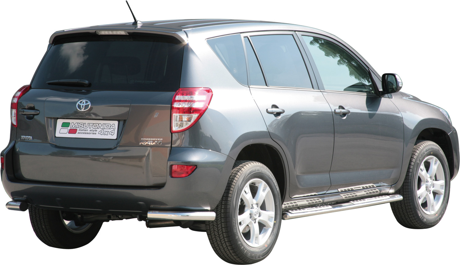 PROTECTION ANGLES DE PARE-CHOC INOX  Ø 63 TOYOTA RAV 4 2009+