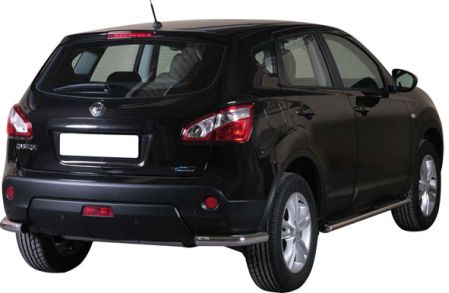 PROTECTION ANGLES DE PARE-CHOC INOX Ø 63 NISSAN QASHQAI 2010/2013