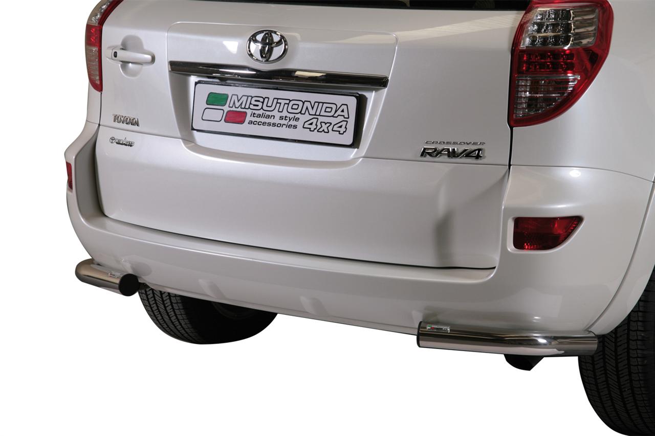 PROTECTION ANGLES DE PARE-CHOC INOX Ø 63 TOYOTA RAV 4 2010/2012