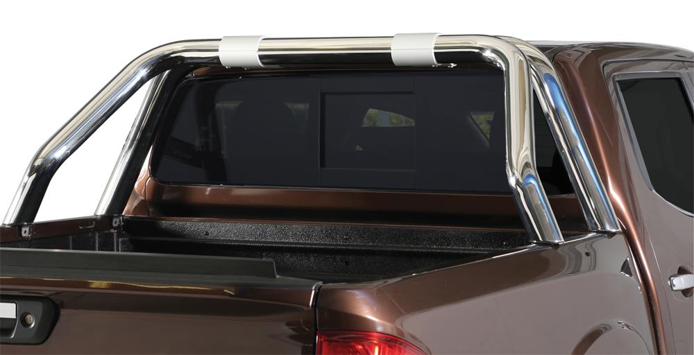 ROLL BAR INOX DOUBLE TUBE INOX NEW STYLE Ø 76 MERCEDES CLASSE X 2017+