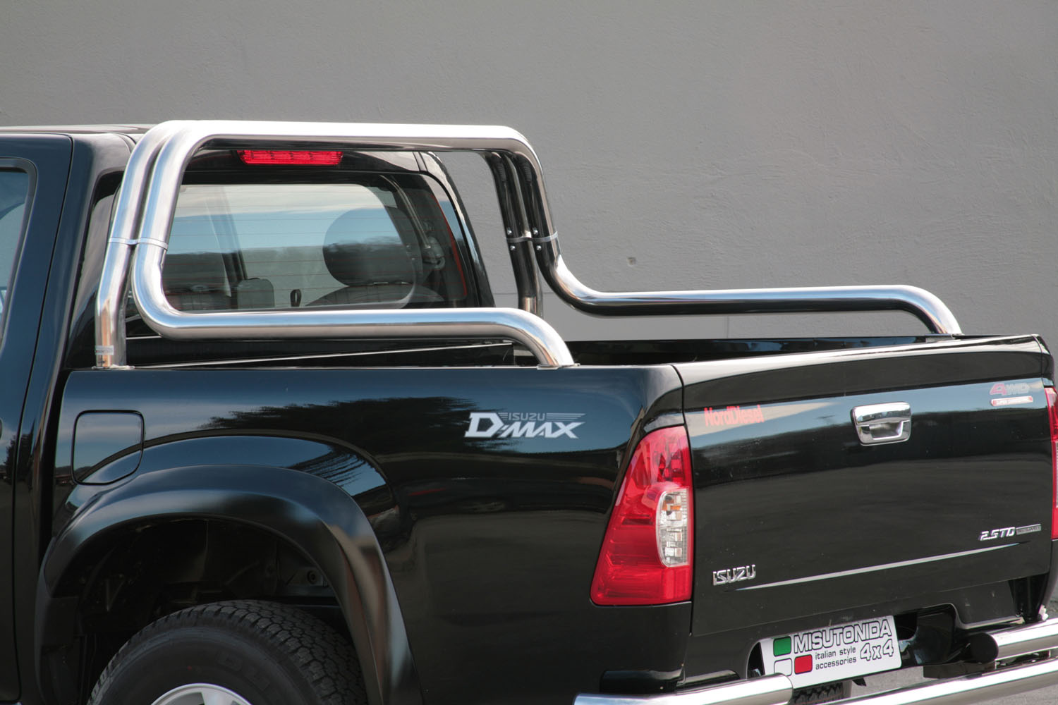 ROLL BAR INOX DBL TUBE Ø 63 ISUZU DMAX 2003/2011