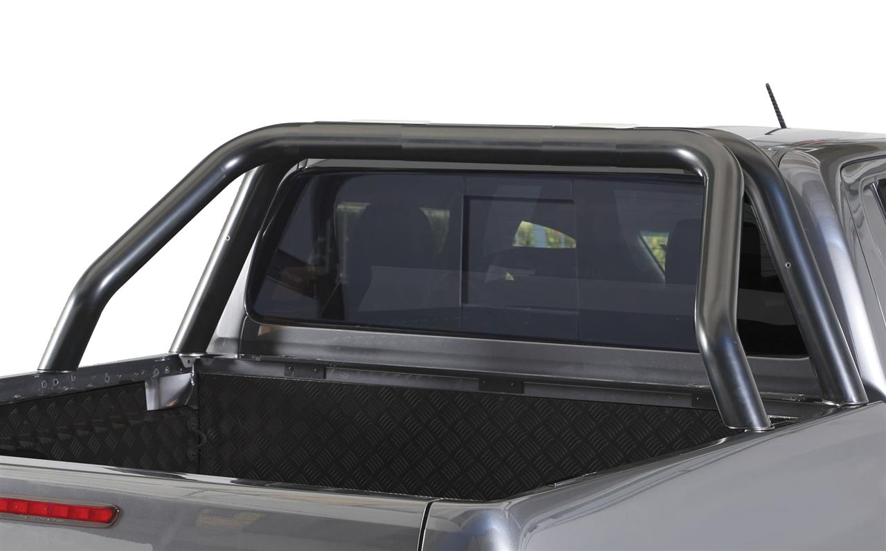ROLL BAR INOX DOUBLE TUBE INOX Ø 76 NOIR MERCEDES CLASSE X 2016+