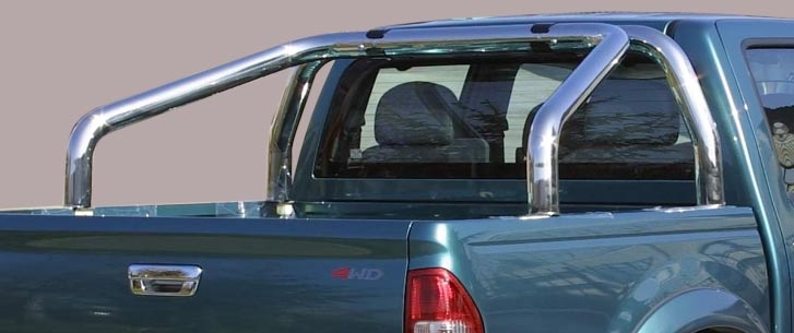ROLL BAR INOX DOUBLE TUBE Ø 76 ISUZU DMAX 2003/2011
