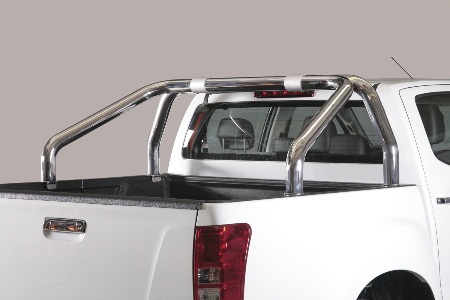 ROLL BAR INOX DOUBLE TUBE Ø 76 ISUZU DMAX 2012/2020