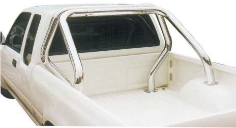 ROLL BAR INOX DBL TUBE Ø 76 TOYOTA HILUX 1998/2005 (fixation benne)