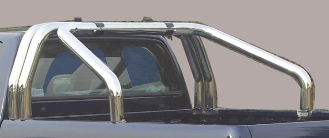 ROLL BAR INOX TRIPLE TUBE Ø 76 NISSAN NP300 2016+
