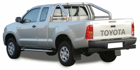 ROLL BAR INOX DBL TUBE Ø 76 TOYOTA VIGO 2005+ SANS MARQUAGE