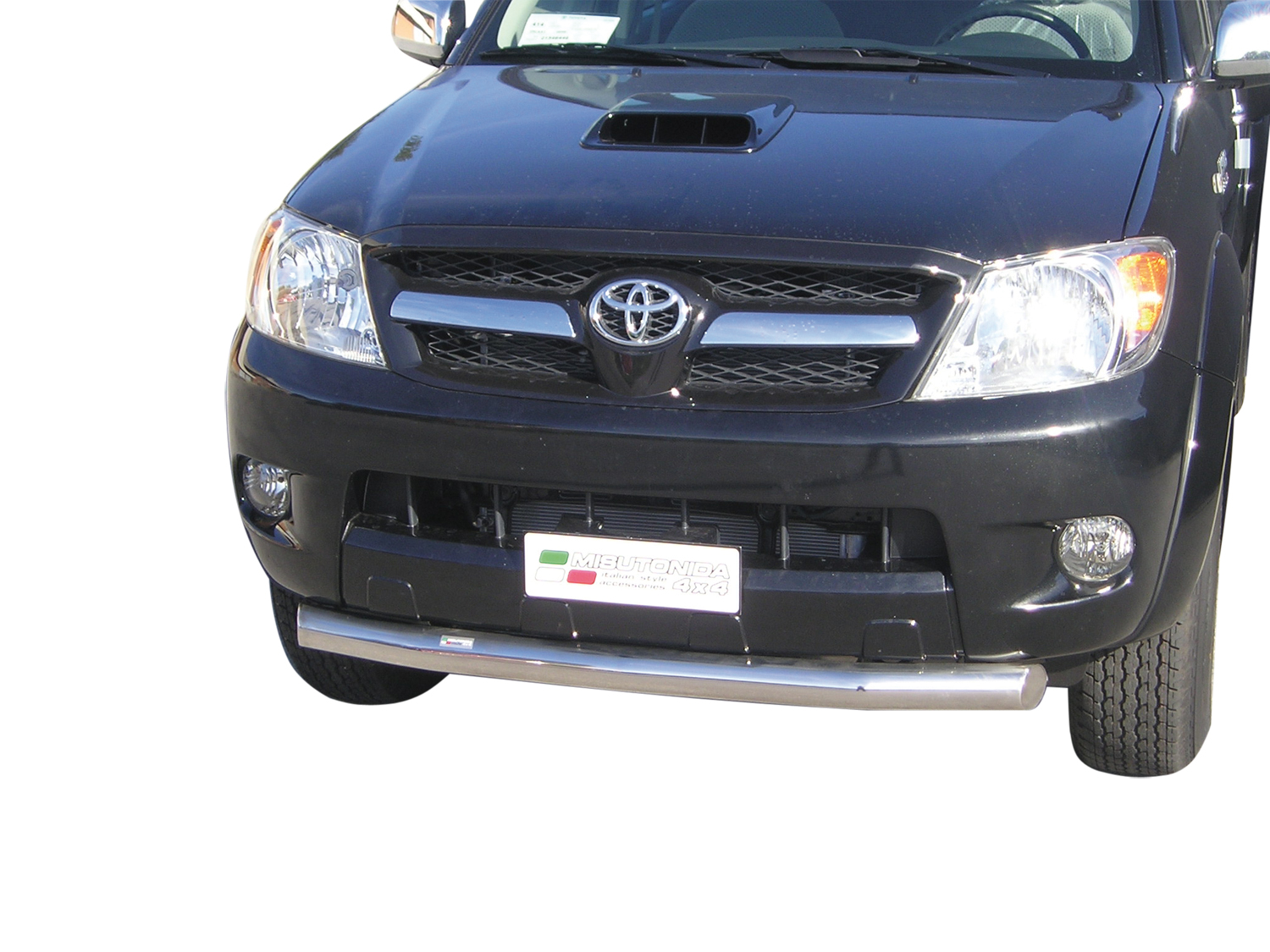 TUBE PROTECTION AVANT INOX Ø 76 TOYOTA VIGO 2006/2011