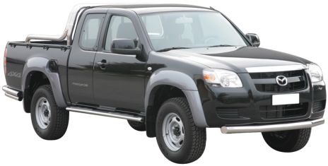 TUBE PROTECTION AVANT INOX Ø 76 MAZDA BT50 2007/2008