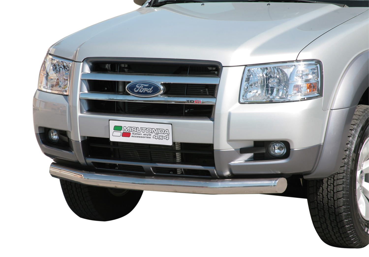 TUBE PROTECTION AVANT INOX Ø 76 FORD RANGER 2006/2009