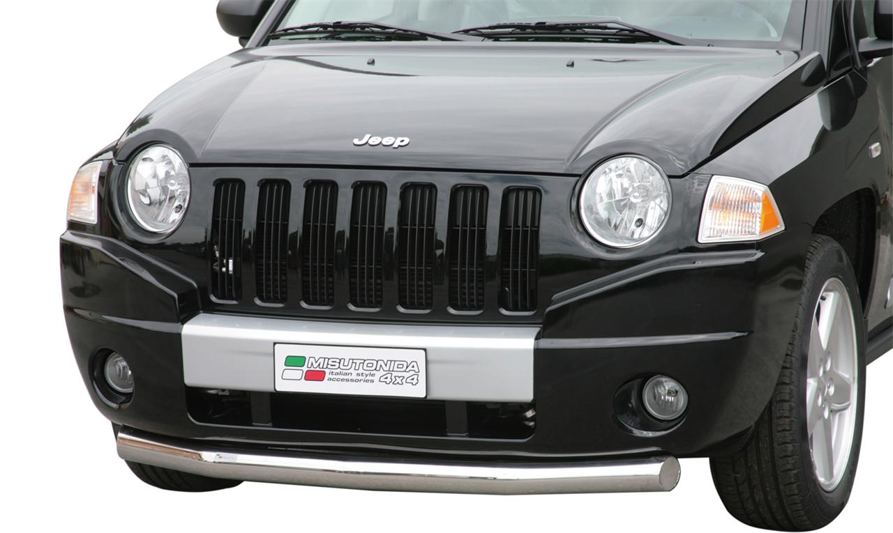 Tube Protection Avant Inox Ø76 Jeep Compass 2007/2010