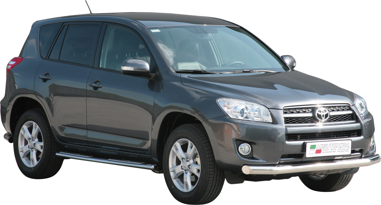 TUBE PROTECTION AVANT INOX  Ø 76 TOYOTA RAV 4 2009+