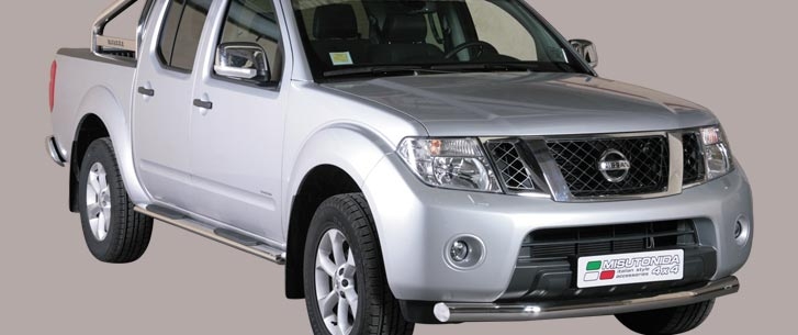TUBE PROTECTION AVANT INOX  Ø 76 NISSAN NAVARA D40 2010+