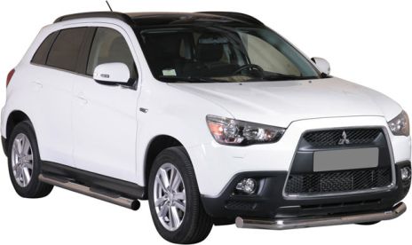 TUBE PROTECTION AVANT INOX Ø 76 MITSUBISHI ASX 2010+