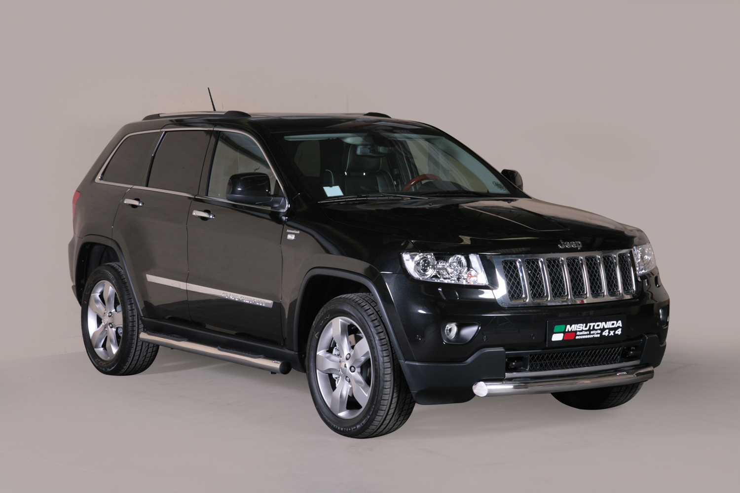 TUBE PROTECTION AVANT INOX Ø 76 JEEP GRAND CHEROKEE 2011+ COMP CAPT