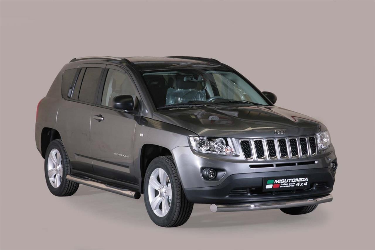 Tube Protection Avant Inox Ø76 Jeep Compass 2011+