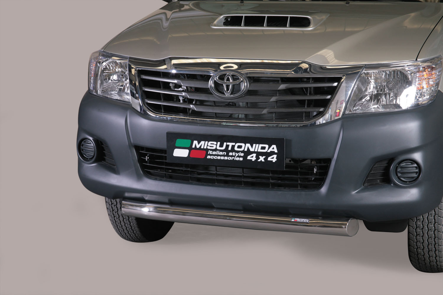 TUBE PROTECTION AVANT INOX Ø 76 TOYOTA VIGO 2012+