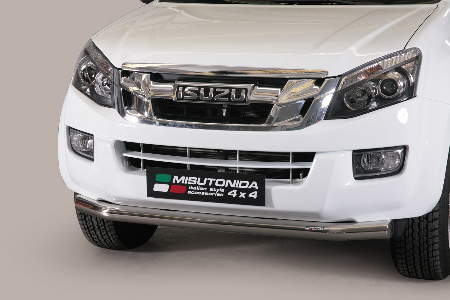 TUBE PROTECTION AVANT INOX Ø 76 ISUZU DMAX 2012/2020