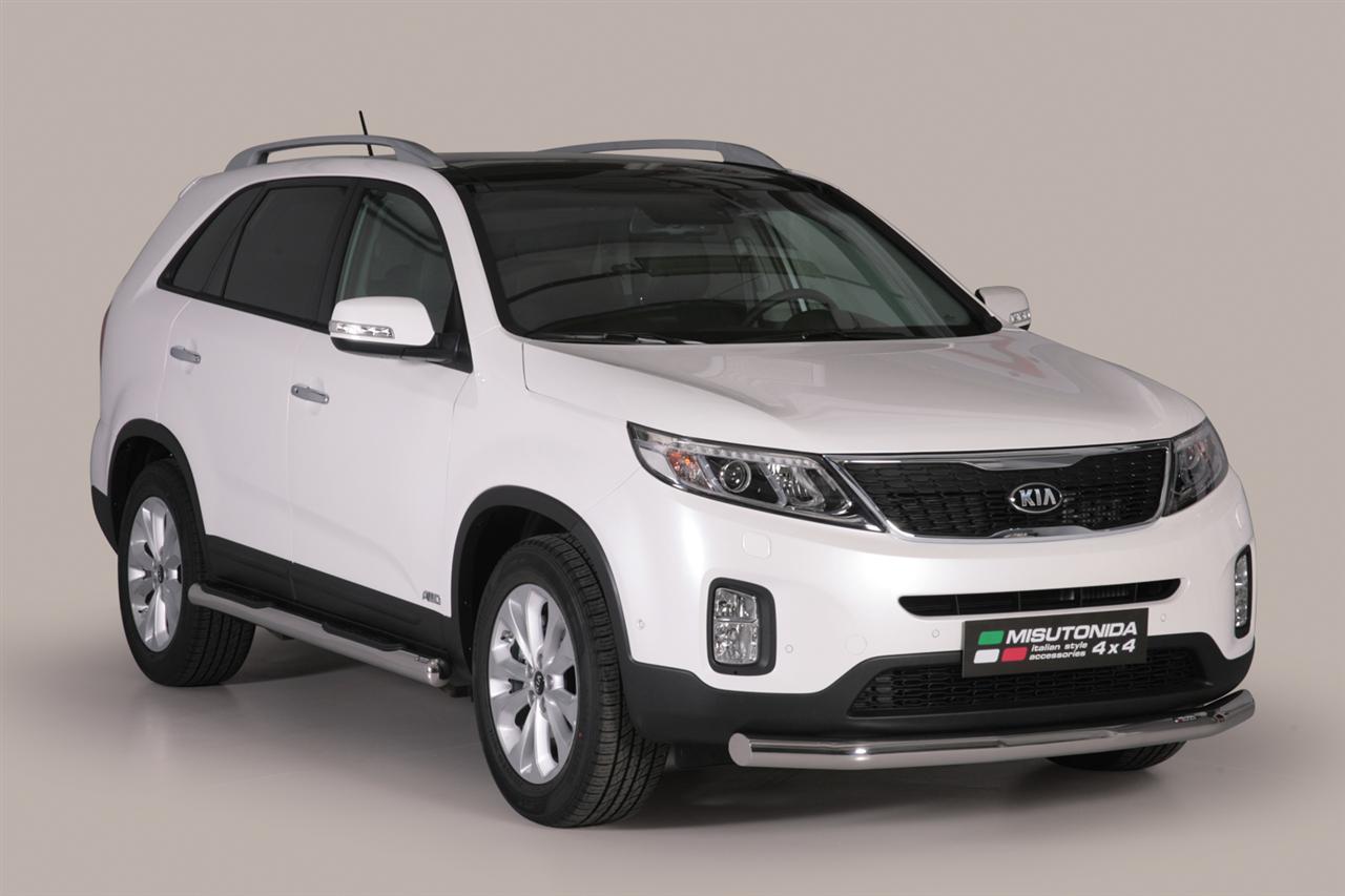 TUBE PROTECTION AVANT INOX Ø 76 KIA SORENTO 2013/2014