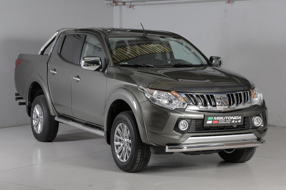 TUBE PROTECTION AVANT INOX Ø 76 MITSUBISHI L200 / FIAT FULLBACK 2016+