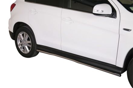 TUBES PROTECTION BAS DE CAISSE INOX Ø 40 MITSUBISHI ASX 2010/2016