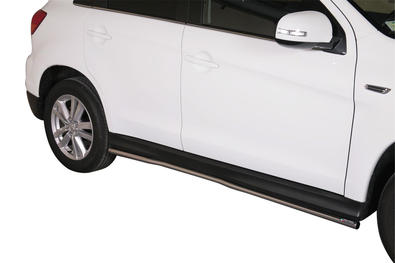TUBES PROTECTION BAS DE CAISSE INOX Ø 40 MITSUBISHI ASX 2010/2016