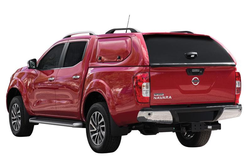 HARD TOP SLINE SP NISSAN NP300 2016+ KING CAB - PORTES LATERALES PAPILLON - NON PEINT