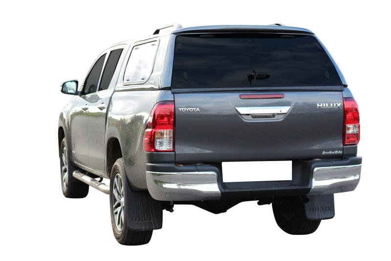 Hard Top Sline Sp Toyota Hilux 2016+ Extra Cab Portes Laterales Papillons Blanc 070