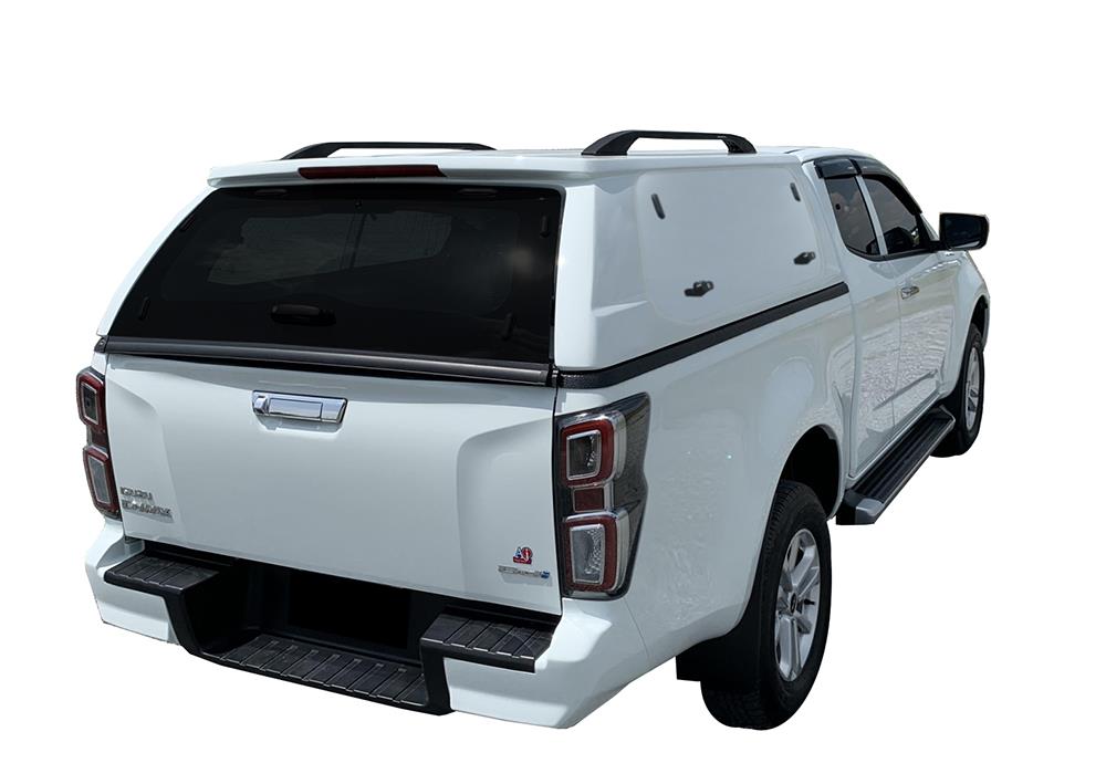 HARD TOP SLINE ISUZU DMAX 2020/2024 SPACE CAB PORTES PAPILLONS ROUGE 564
