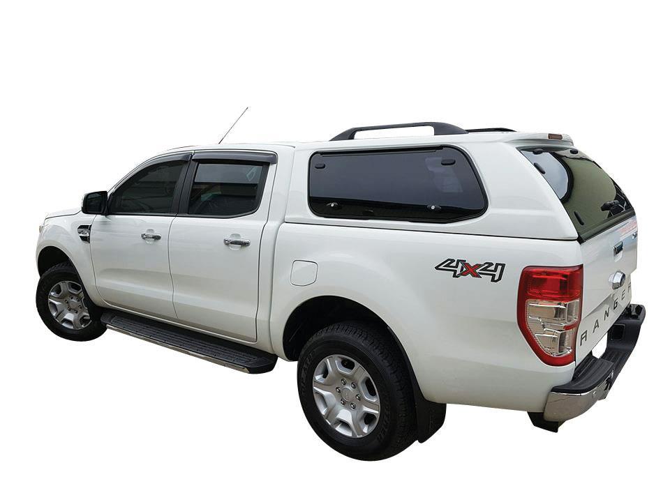 HARD TOP SLINE SV FORD RANGER 2012/2022 - DOUBLE CAB - VITRES LATERALES PAPILLON - BLEU 3CV
