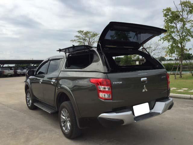 HARD TOP SLINE SV MITSUBISHI L200 / FIAT FULLBACK 2016+ DOUBLE CAB - VITRES PAPILLON - NON PEINT