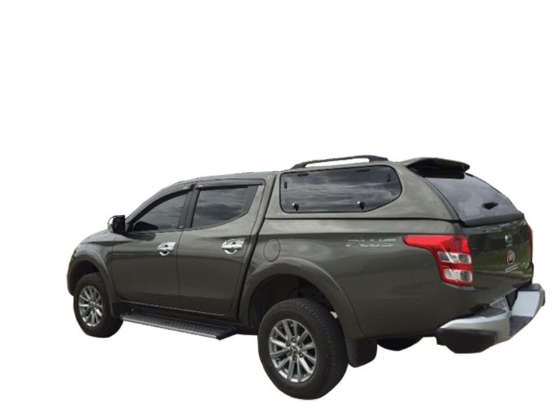 HARD TOP SLINE SV MITSUBISHI L200 / FIAT FULLBACK 2016+ CLUB CAB - VITRES PAPILLON - GRIS U17 