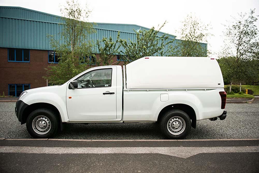 HARD TOP TOIT HAUT UTILITAIRE ISUZU DMAX 2012/2020 SINGLE CAB - SANS OUVERTURES LATERALES