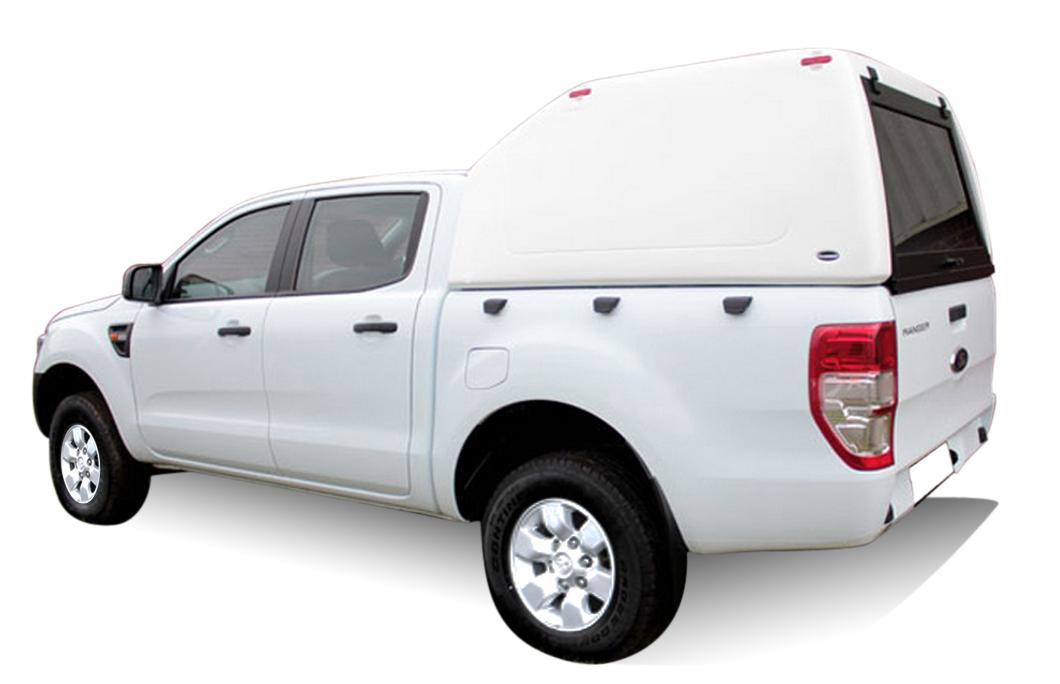 HARD TOP TOIT HAUT UTILITAIRE FORD RANGER 2012/2022 - DOUBLE CAB - SANS OUVERTURES LATERALES