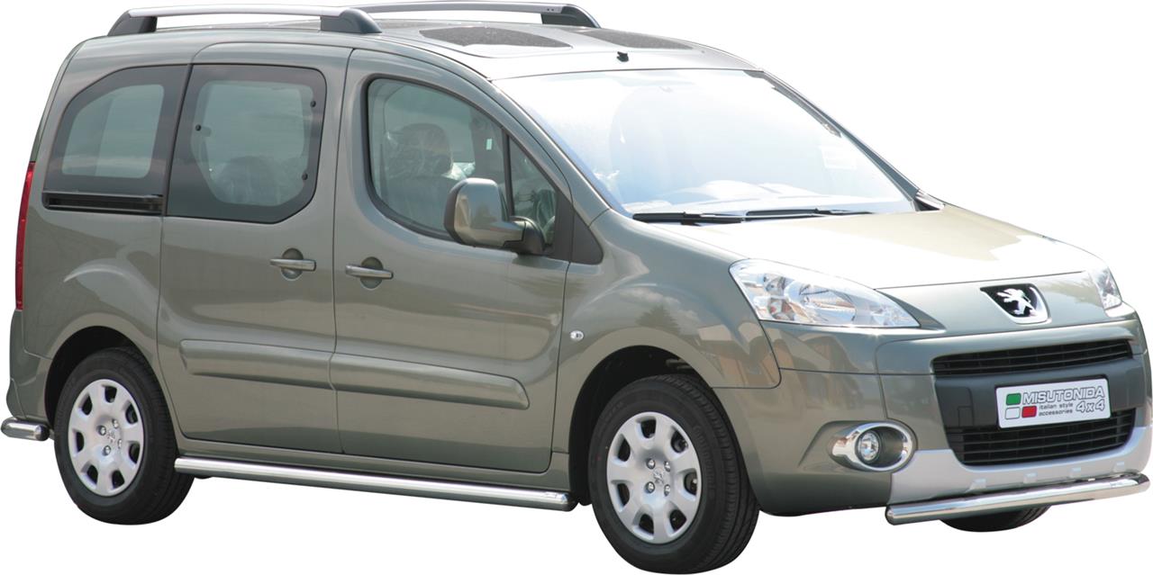 TUBE BAS DE CAISSE INOX Ø 63 PEUGEOT PARTNER 2008+ COURT