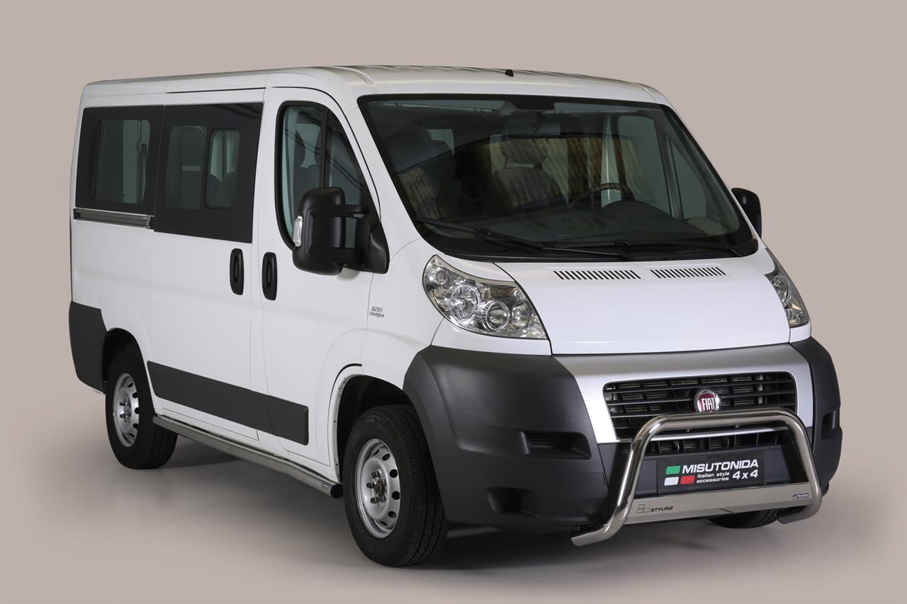 TUBE BAS DE CAISSE INOX Ø 63 FIAT DUCATO VERSION COURTE L1 2006+