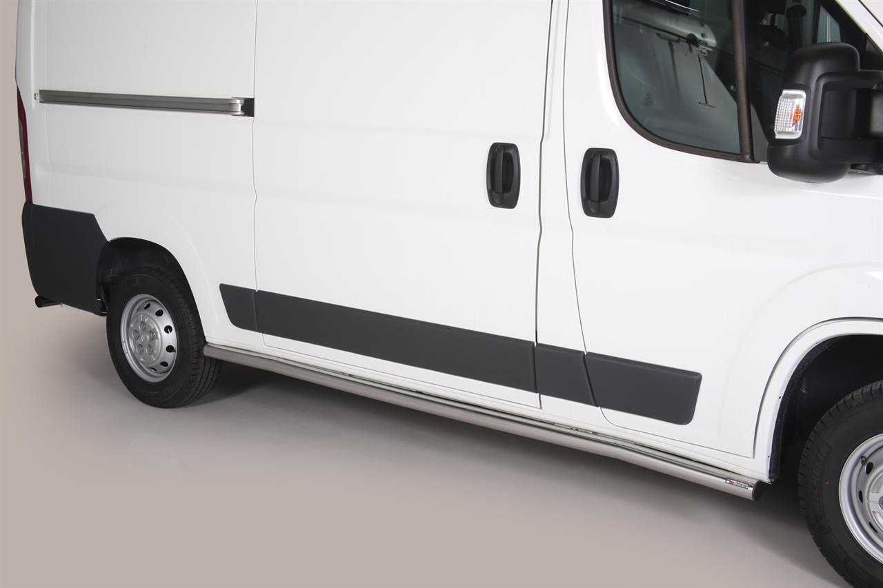 TUBE BAS DE CAISSE INOX Ø 63 FIAT DUCATO VERSION MOYENNE L2 2006+
