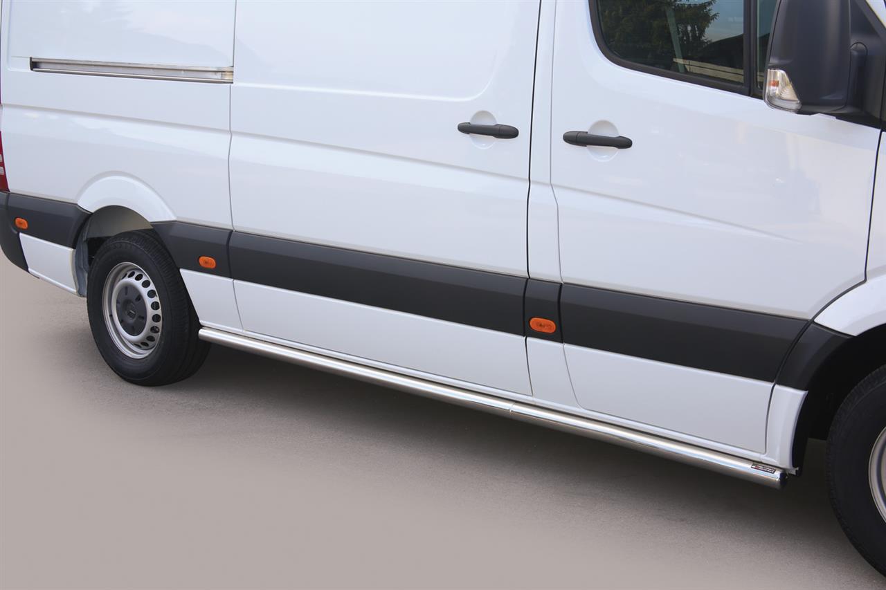 TUBE BAS DE CAISSE INOX Ø 63 MERCEDES SPRINTER 2007+ L1