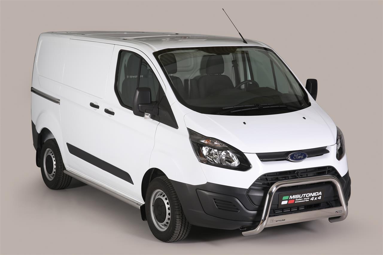 TUBE BAS DE CAISSE INOX Ø 63 FORD TRANSIT CUSTOM 2013+ L1H1