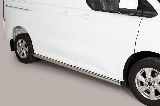TUBES BAS DE CAISSE INOX Ø 63 FORD TRANSIT CUSTOM 2024+ L1