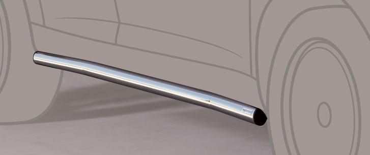 Tube Bas De Caisse Inox Ø63 Suzuki Grand Vitara 5 Portes 1998/2005