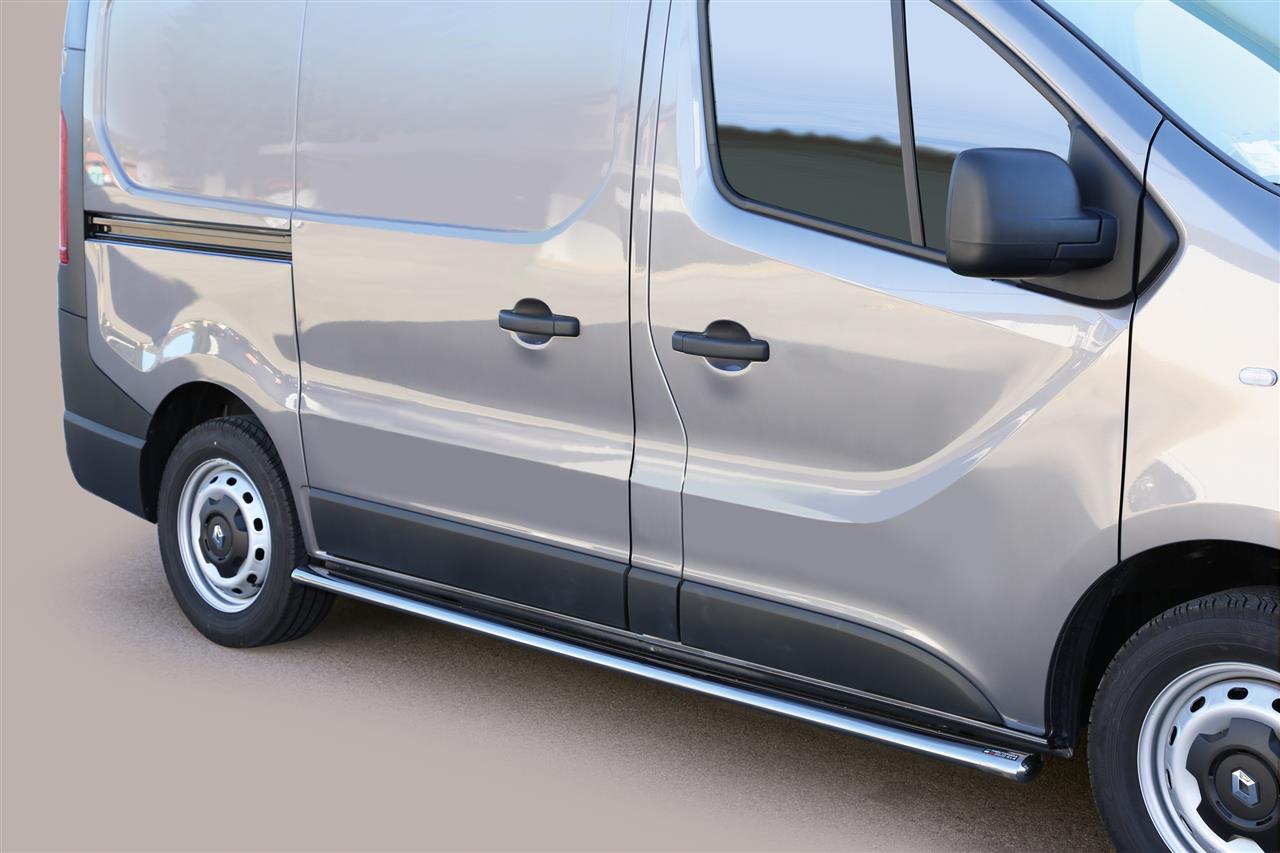 Tube Bas De Caisse Inox Ovale Renault Trafic L1 2014+