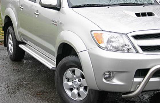 MARCHE PIEDS ALU S50 TOYOTA HILUX 05/11 VIGO DOUBLE CAB