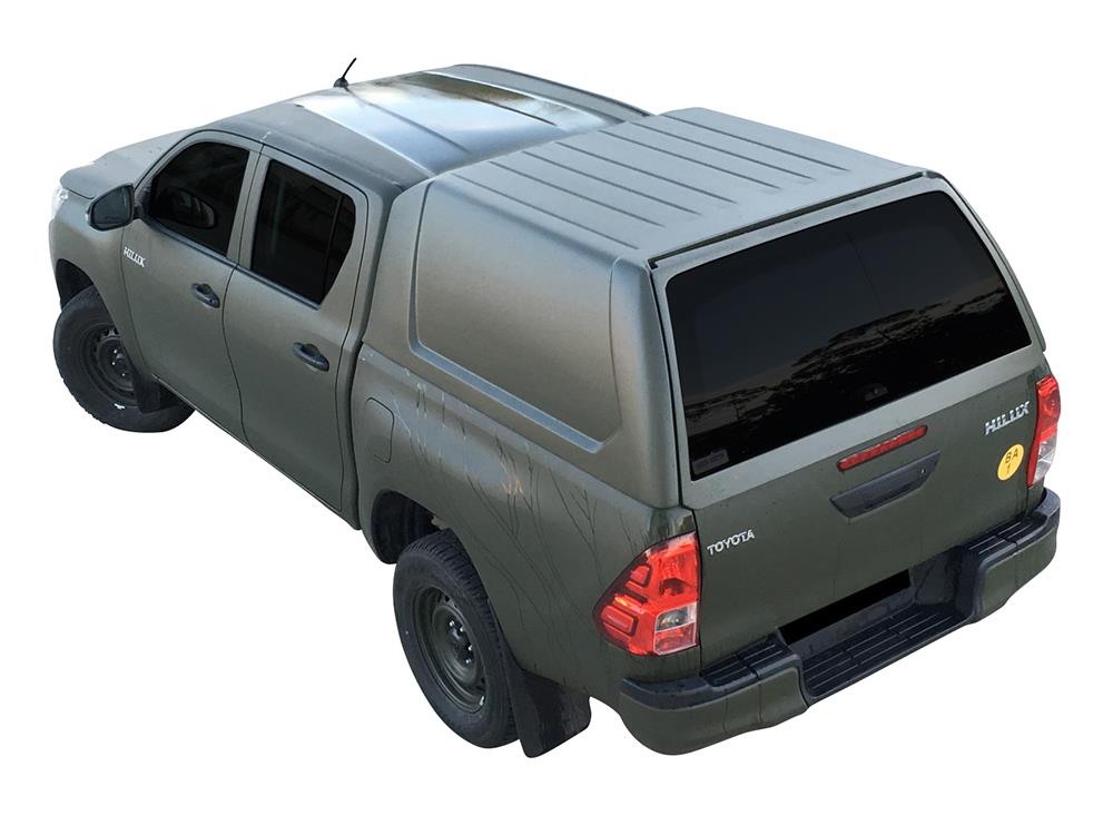 HARD TOP UTILITAIRE FB TOYOTA HILUX 2016+ DOUBLE CAB SANS OUVERTURES LATERALES - BLANC 089
